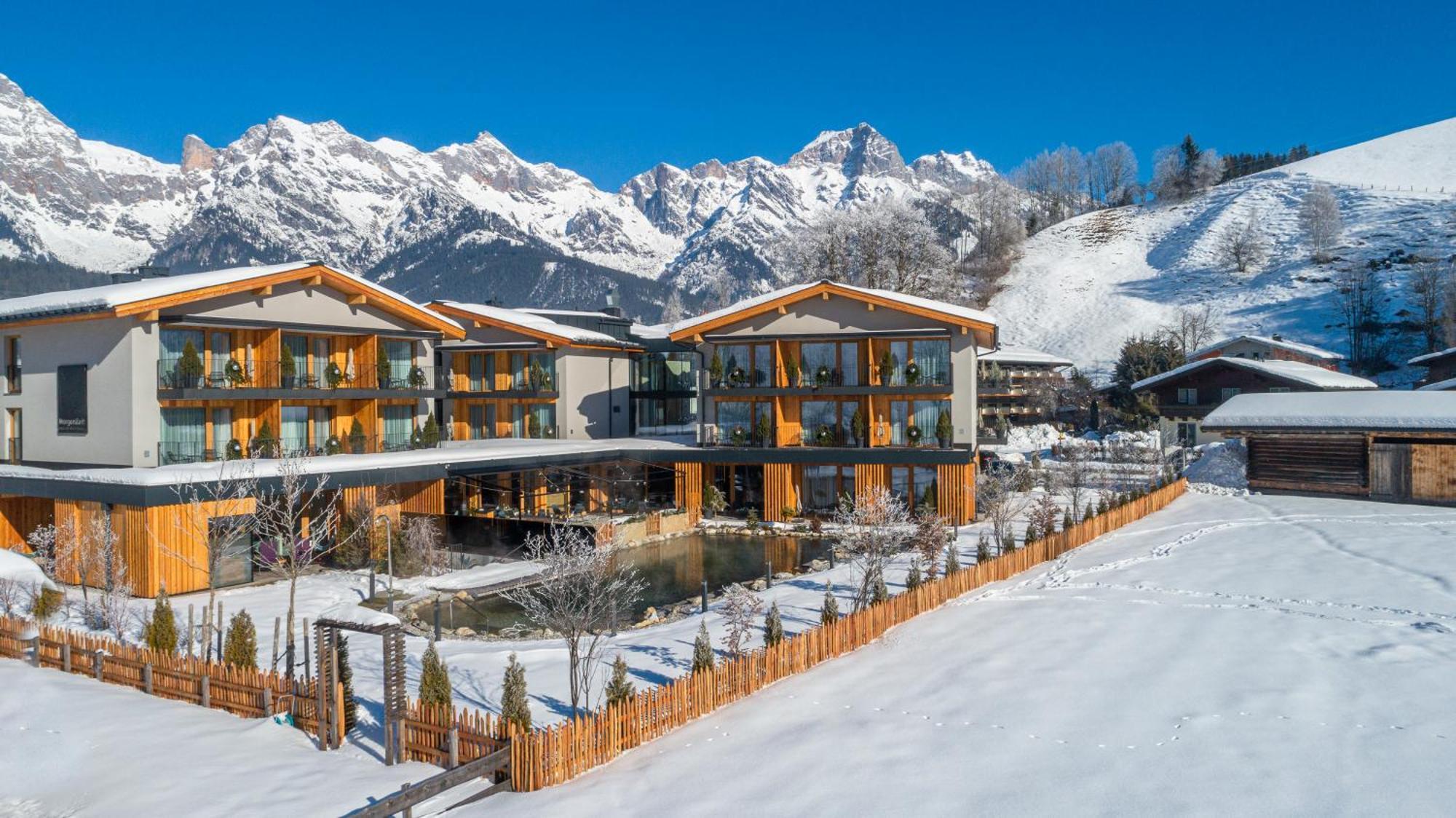 Hotel Morgenzeit -Natuerlich.Bed&Brunch Maria Alm am Steinernen Meer Buitenkant foto