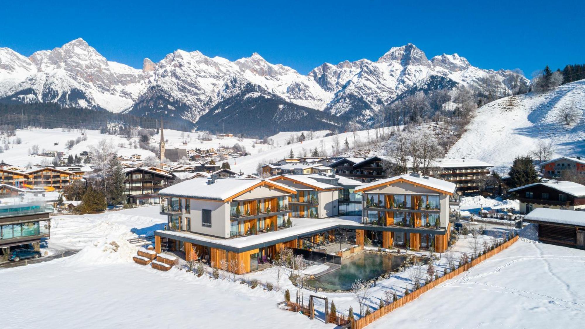Hotel Morgenzeit -Natuerlich.Bed&Brunch Maria Alm am Steinernen Meer Buitenkant foto